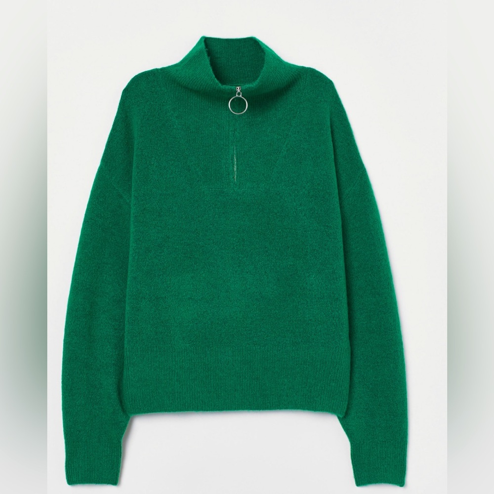 H&M Quarter Zip Sweater